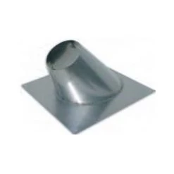 Noritz Stainless Steel Angled Roof Flashing for 5" Single Wall Venting
