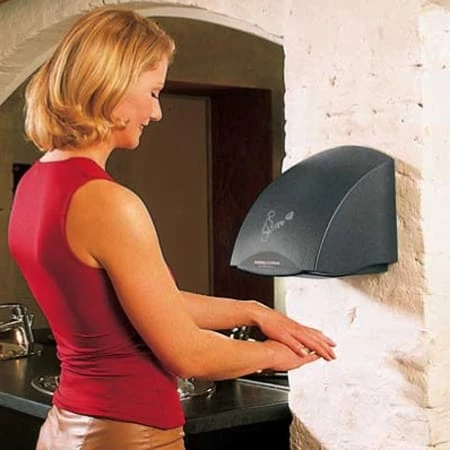 Stiebel Eltron Galaxy Line 120 Volt 90 CFM Electric Hand Dryer with Infrared Proximity Sensor and Durable Metal Housing 4 Stiebel Eltron Galaxy Line 120 Volt 90 CFM Electric Hand Dryer with Infrared Proximity Sensor and Durable Metal Housing - Image 2