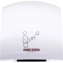 Stiebel Eltron Galaxy 10" x 7" 208/240V 95 CFM Automatic Touchless Electric Bathroom Hand Dryer with Infrared Proximity Sensor